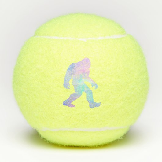 Waterverf Bigfoot Tennisballen (Voorkant)