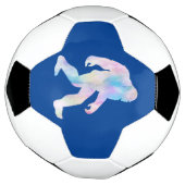 Waterverf Bigfoot Voetbal (Gedraaid)