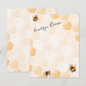 Waterverf bij notitiekaartje (Voorkant / Achterkant)