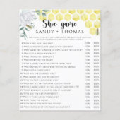 Waterverf bij - Schoenspel vrijgezellenfeest spel (Voorkant)