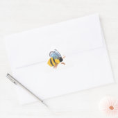 Waterverf bij sticker (Envelop)