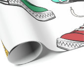 Waterverf bij uitvoering cadeaupapier (Rol Hoek)