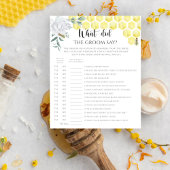 Waterverf bij, wat zei de bruidegom bruidsspel