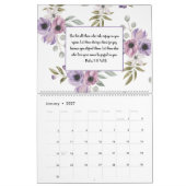 Waterverf Bijbelscripts - Maandelijks Kalender (Jan 2027)