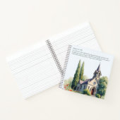 Waterverf Bijbelvers Katholieke Kerk Notitieboek (Binnen)