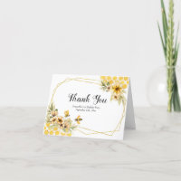 Waterverf bijen baby shower Dank je kaart