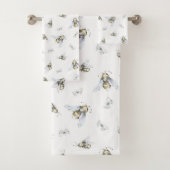Waterverf bijen bad handdoek (Insitu)