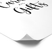 Waterverf bijen bloemkaarten en cadeaus baby showe poster (Hoek)