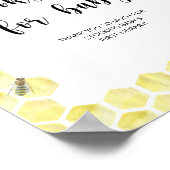 Waterverf bijen, boeken voor baby poster (Hoek)