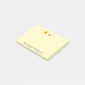 Waterverf bijen en ventilatoren personaliseren post-it® notes (Schuin)