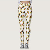 Waterverf Bijen Leggings (Voorkant)