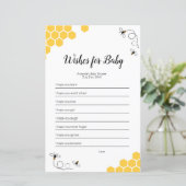 Waterverf bijen wil Baby spelen (Staand voorkant)