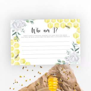 Waterverf bijenbloem die ik vrijgezellenfeest spel briefpapier