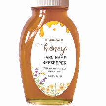 Waterverf Bijenkorf 32 oz Queenline Honingpot Etik