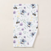 Waterverf-bijenpatroon Bad Handdoek (Handdoek)