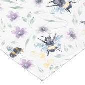 Waterverf-bijenpatroon Korte Tafelloper (Hoek)