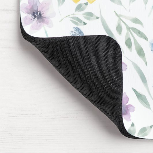 Waterverf-bijenpatroon Muismat (Hoek)