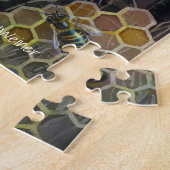 Waterverf bijenteelt bijenborstelaars Kunst Legpuzzel (Zijkant)