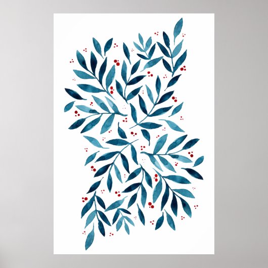  waterverf bijkantoren poster (Voorkant)