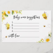 Waterverf bijnaam baby briefpapier (Voorkant)