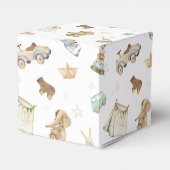  Waterverf bijtring Baby shower Bedankdoosjes (Achterkant)