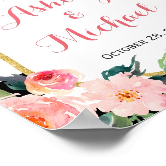 Waterverf Bindafschriften Poster (Hoek)