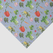 Waterverf biologische groenten tissuepapier (Detail)