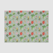 Waterverf biologische groenten tissuepapier (Voorkant)