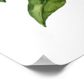 Waterverf biologische Tangerines Poster (Hoek)