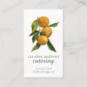 Waterverf biologische Tangerines Visitekaartje (Voorkant)