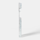 Waterverf Birch Trees Kardinaal Rood VogelNatuur iPhone Hoesje (Linkerkant)