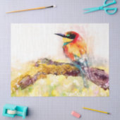 Waterverf Bird 1 ontlepagina Wall Art Tissuepapier (Craft)