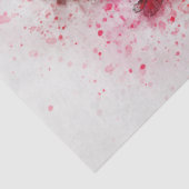 Waterverf Bird 6 Ontworpen Wall Art Tissuepapier (Detail)