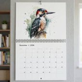Waterverf Bird Collectie, op maat Kalender