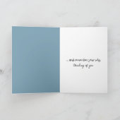 Waterverf Bird denkt aan jou Kaart (Binnen)