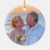 Waterverf Bird Keramisch Ornament (Achterkant)