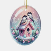 Waterverf Bird Ornament (Rechts)