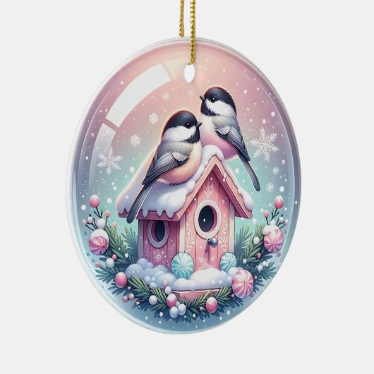 Waterverf Bird Ornament (Rechts)