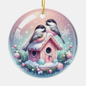 Waterverf Bird Ornament (Voorkant)