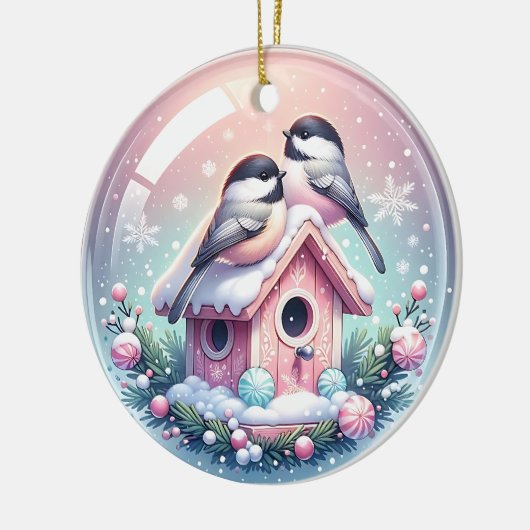 Waterverf Bird Ornament (Links)