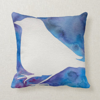 Waterverf Bird Pillow Kussen