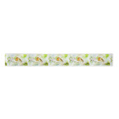 Waterverf Bird Satin Ribbon Satijnen Lint (Voorkant)