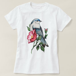 Waterverf Bird T-shirt