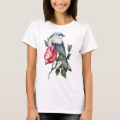 Waterverf Bird T-shirt (Voorkant)