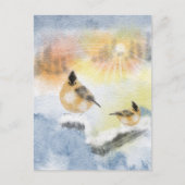 Waterverf Birds Briefkaart | Mooie vogel (Voorkant)