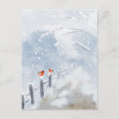 Waterverf Birds Briefkaart | Natuur (Voorkant)