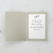 Waterverf Birthday Angel Meisje Kaart (Binnen)