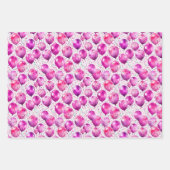 Waterverf Birthday-ballonnen Inpakpapier Vel (Voorkant 3)