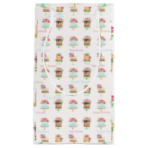 Waterverf Birthday Floral maakt kleine cadeautas