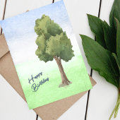 Waterverf Birthday Kaart